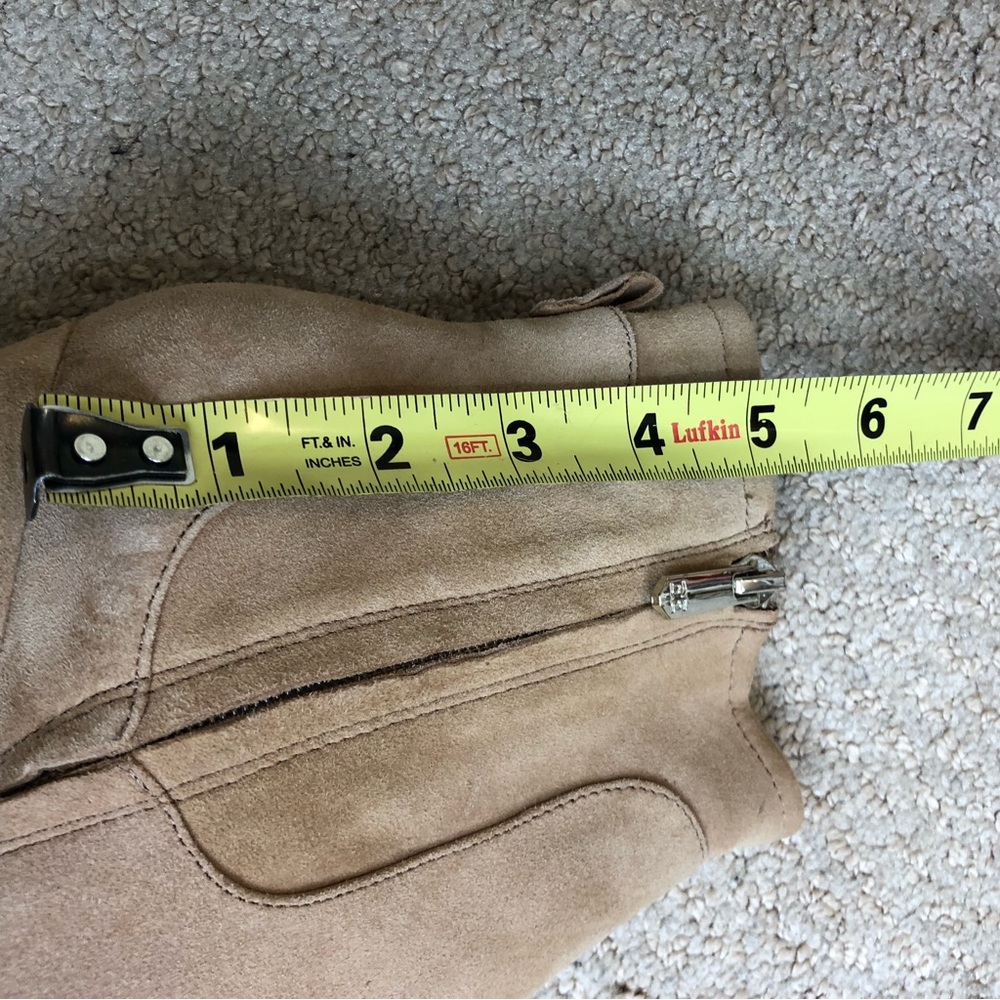 Sam Edelman Karlee Camel Suede Ankle Boots 8 1/2 - Picture 11 of 12